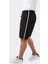 Yanı Şeritli Cepli Regular Fit Şort Siyah (E19-02601) 2