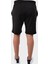 Yanı Şeritli Cepli Regular Fit Şort Siyah (E19-02601) 4