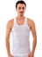 6 Adet 0058 Erkek Spor Atlet Beyaz 2