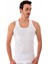 6 Adet 0102 Erkek Ribana Atlet Beyaz 1