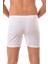 6 Adet 0111 Erkek Paçalı Boxer Beyaz 2
