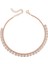 Gümüş Gurmet Zincirli Kare Zirkon Taşlı Rose Gold Halhal 1