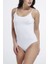 Malabadi Bayan Çıtçıtlı 2'li Ip Askılı Body Lyc Cotton 128 Beyaz 1