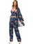 Saten 3'lü Pijama Sabahlık Takım 2164 1