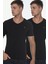 İkili Set T8568 V Yaka Erkek T-Shirt 1