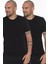 İkili Set T8569 Bisiklet Yaka Erkek T-Shirt 1