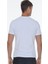 T8568 V Yaka Erkek T-Shirt-Beyaz 2