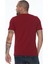 T8568 V Yaka Erkek T-Shirt-Bordo 2