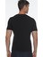 T8568 V Yaka Erkek T-Shirt-Siyah 2