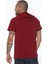 T8570 Kapüşonlu Erkek T-Shirt-Bordo 2