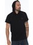 T8570 Kapüşonlu Erkek T-Shirt-Siyah 1