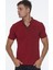 T8571 Fermuarlı Erkek T-Shirt-Bordo 1