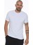 Üçlü Set T8569 Bisiklet Yaka Erkek T-Shirt-Beyaz 1