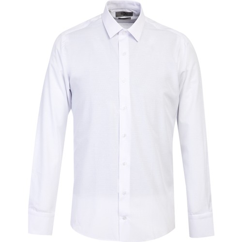 Kiğılı Uzun Kol Slim Fit Desenli Gömlek