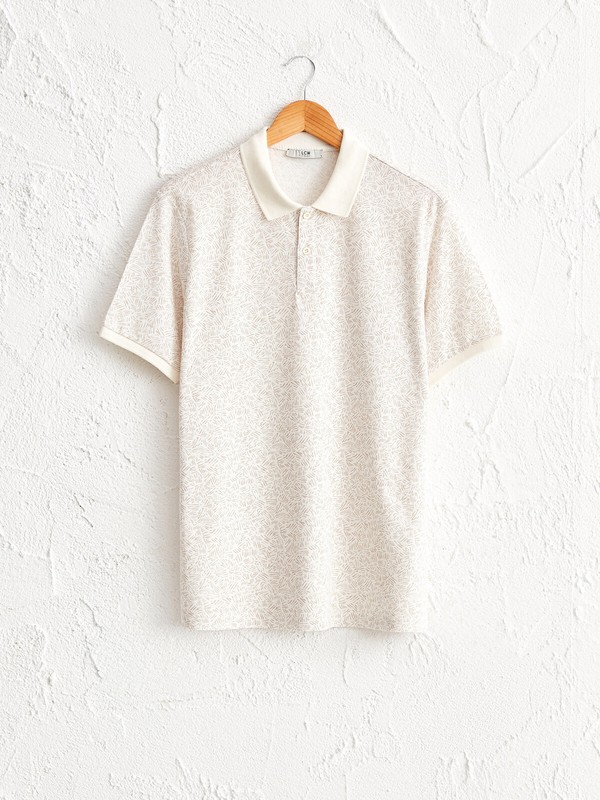 Beyaz Bisiklet Yaka Baskili Oversize Tisort Lc Waikiki
