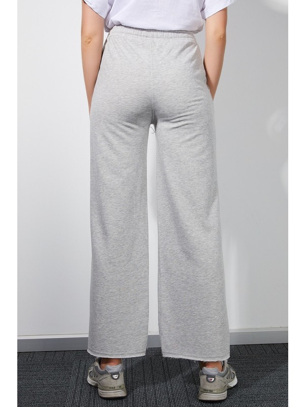 4 Sisters Fashion Gri Bol Paca Yirtik Esofman Alti Fiyati