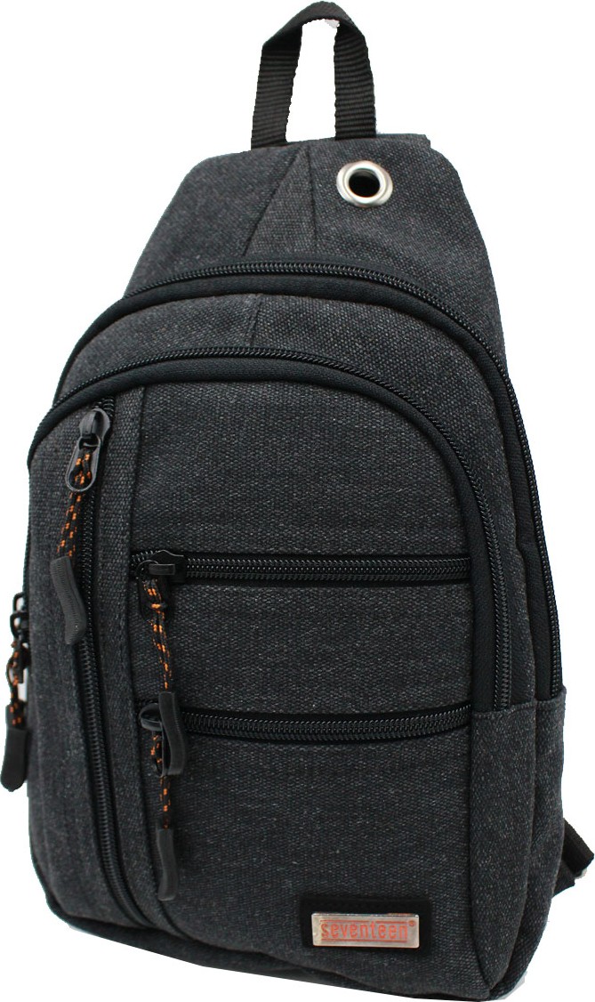 Seventeen 3473 Kanvas Body Bag Çapraz Çanta Siyah