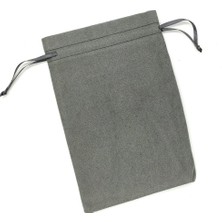 Metro Kuyumculuk Malzemeleri Kuyumcu Ziynet Kese, Ziynet Alkantra Kese 25'li Paket 11X15 cm