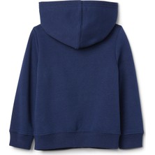 Gap Bebek Logo Kapüşonlu Fleece Sweatshirt