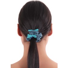 Hahai Accessories  Kadın Pötikareli Scrunchie Toka