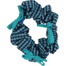 Hahai Accessories  Kadın Pötikareli Scrunchie Toka