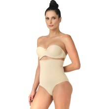 Emay Seamless Yüksek Bel Çıtçıtlı Double Slip Korse Külot 2019