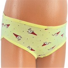 Adn Underwear 6 Adet  Kız Çocuk Külot Slip Renkli Pamuk