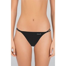 Kom Desensiz Koton Modal Kadın Slip Külot Basic Tanga 2li