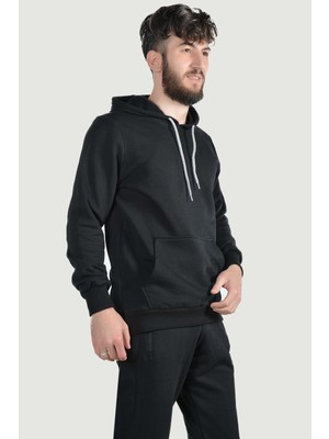 Terapi Men Erkek Kanguru Cepli Kapüşonlu Sweatshirt