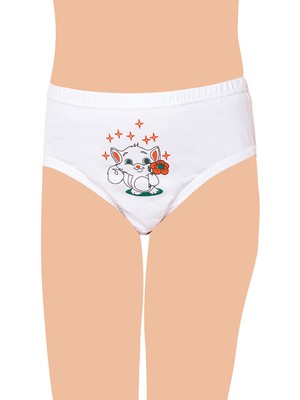 Seher Yıldızı Kız Çocuk 6'lı Paket İşli Külot