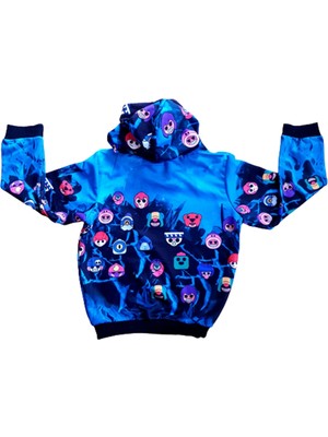 Brawl Stars Hayranlarına En Özel Tasarım-Özel Baskı Çocuk Sweatshirt