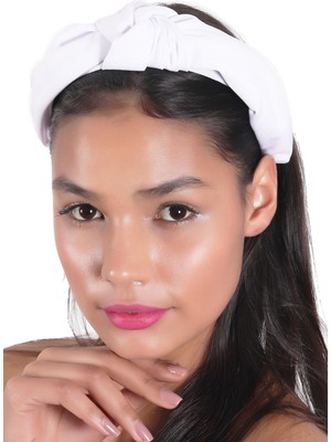 Hahai Accessories  Kadın Geniş Band Kırmızı Renk  Düğümlü  Taç