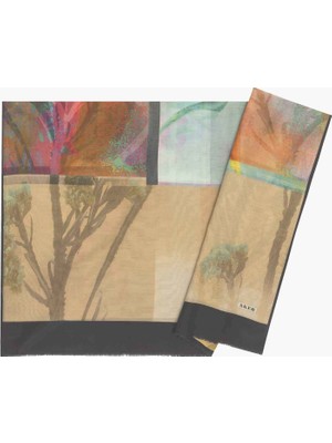 Aker Yaz Serinliği İpek Koton Etol  75X200  8090777-415