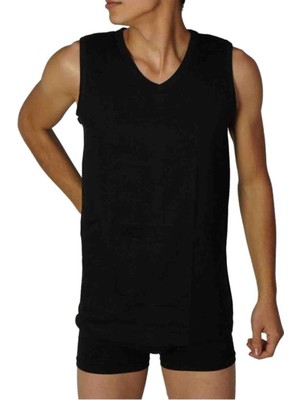 Tutku Erkek V Yaka Spor Fanila Esnek Kumaş ve Nefes Alabilir Özelliklerle 401