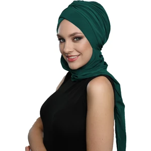 Fidan Bone Kardelen Atkılı Hürrem Rengi Hazır Türban Tesettür Bone