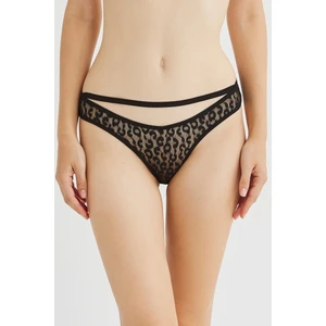 Siyah Full Lace Slip Külot