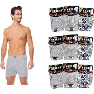 Seher Yıldızı Desenli Boxer 3'lü