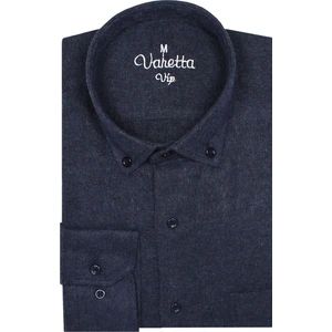 Klasik Düğmeli Yaka Kışlık Erkek Gömlek