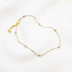 X-lady Accessories Altın Rengi Dorika Zincir Halhal