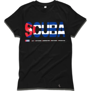 Giant Stride Scuba T-Shirt Siyah