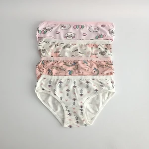 Kota Kids 3402  Baskılı Kız Çocuk Bikini Külot 4'lü Paket Mmrlkotakds