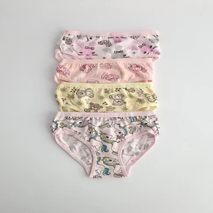 Kota Kids 3402  Baskılı Kız Çocuk Bikini Külot 4'lü Paket Mmrlkotakds