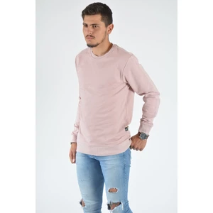Terapi Men Erkek Bisiklet Yaka Sweatshirt 20Y-5200313 Pembe