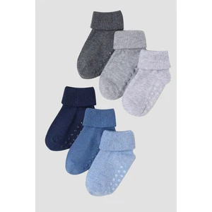 Mem Socks Kaydırmaz Çocuk Çorabı 6'lı