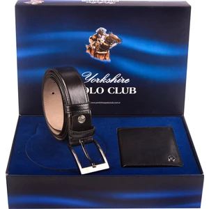 Yorkshire Polo Club 2'li Cüzdan Kemer Set 115 cm