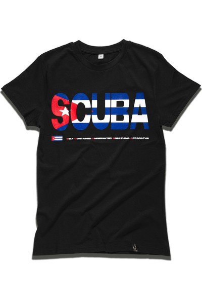Giant Stride Scuba T-Shirt Siyah