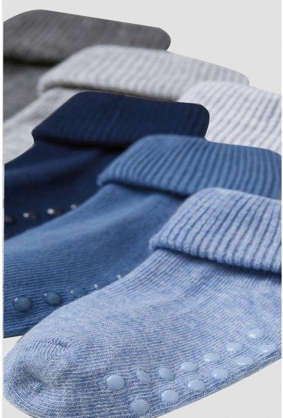 Mem Socks Kaydırmaz Çocuk Çorabı 6'lı