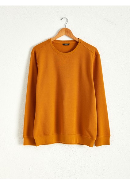 Bisiklet Yaka Erkek Sweatshirt