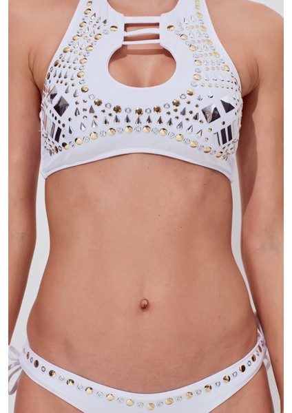 Miyuki Kylie Taş Baskılı Bikini MY18205