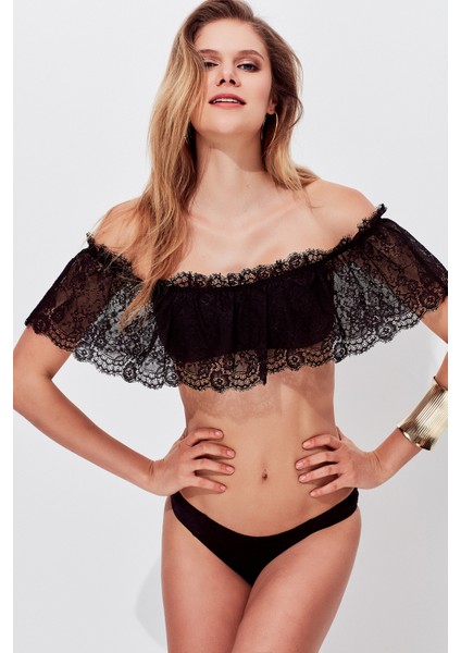 Miyuki Lily Dantel Volanlı Bikini Takım MY18209